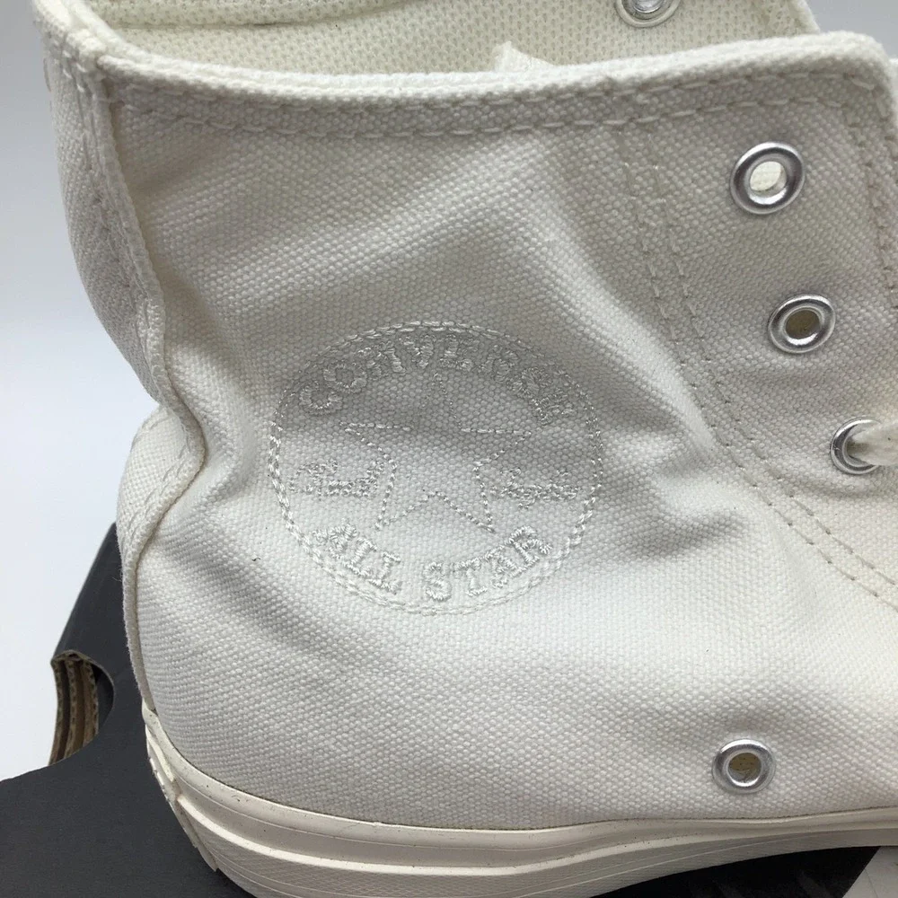 Converse CTAS Hi Vintage White‎ Canvas High Top Sneakers Mens Size 5 A10966C New